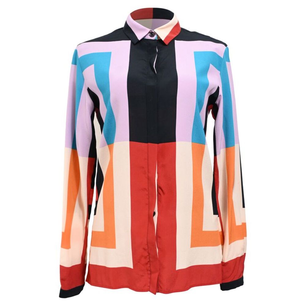 Etro Patterned Long-Sleeve Shirt in Multicolor Polyester